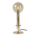 LONE Table lamp G9/28W Amber glass/Brass