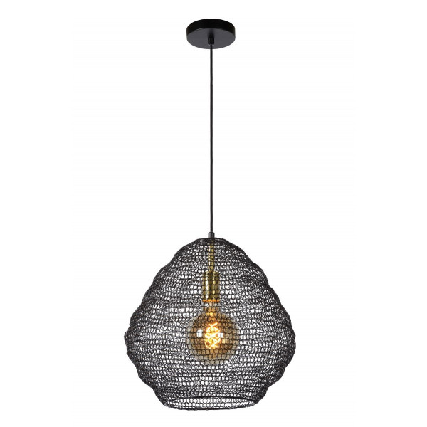 SAAR - Závesné svietidlo - E27/60W - Čierna