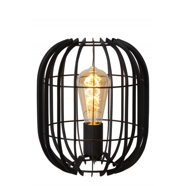 REDA - Stolová lampa - E27/40W H26cm - čierna