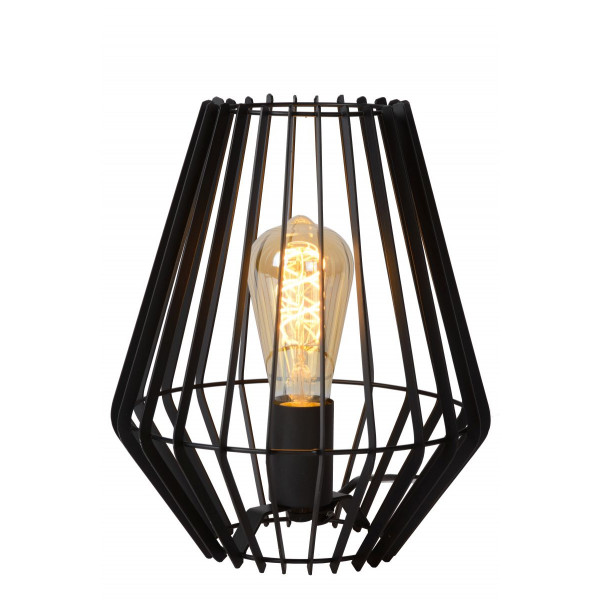 REDA - Stolová lampa - E27/40W H27cm - čierna