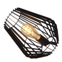 REDA - Stolová lampa - E27/40W H27cm - čierna
