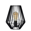 REDA - Stolová lampa - E27/40W H27cm - čierna