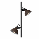 DAMIAN - Stojaca lampa - GU10/35W H140cm - rust. hnedá
