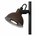 DAMIAN - Stojaca lampa - GU10/35W H140cm - rust. hnedá