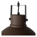 DAMIAN - Závesné svietidlo - E27/40W Ø36cm - rust. hnedá