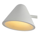 DEVON - Stojaca lampa - 5W / LED H129,5m - biela