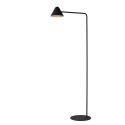 DEVON - Stojaca lampa - 5W / LED H129,5m - čierna
