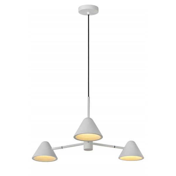 DEVON - Závesná lampa - 3x5W LED - biela