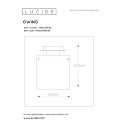 OWINO - Stropné svietidlo - GU10 LED 