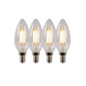 Žiarovka - C35 - E14 4x4W 360LM 2700K