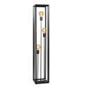 THOR - Stojaca lampa - 3xE27 H140cm - šedá
