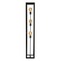 THOR - Stojaca lampa - 3xE27 H140cm - šedá