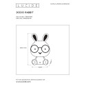 DODO Rabbit - Stolová lampa - LED 3W H30cm - ružová