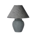 RAMZI - Stolová lampa - E27 H42cm - sivá