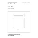 OTIS - Stropné svietidlo - LED 42W 43/43cm 2700LM