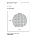 PAOLO - Stolová lampa - G9/28w excl Ø14.5cm - čierna