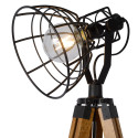 JOSHUA - Stojaca lampa - E27 H104cm - čierna