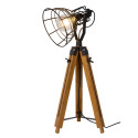 JOSHUA - Stojaca lampa - E27 H104cm - čierna