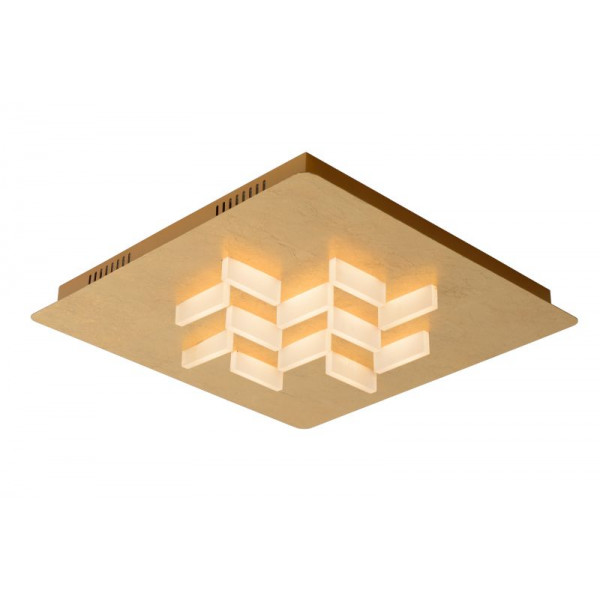 ANISTO - Stropné svietidlo - LED 12x2.5W 45/45/cm - zlatá