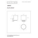 JENNO - Nástenné svietidlo - IP44 G9/33W excl H16cm W12cm