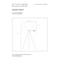 GOOSY SOFT - Stojaca lampa - E27 50cm