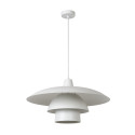 GITSY - Závesné svietidlo - E27 / 55cm - biela