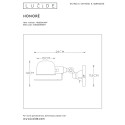 HONORE - Nástenné svietidlo - E14 H11.5cm 