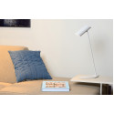 HESTER - Stolová lampa - LED GU10excl H53cm - biela