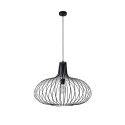 MANUELA - Závesné svietidlo - 1xE27 D65cm - čierna
