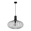 MANUELA - Závesné svietidlo - 1xE27 D50cm - čierna