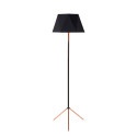 ALEGRO - Stojaca lampa - E27 D42cm H155cm - čierna