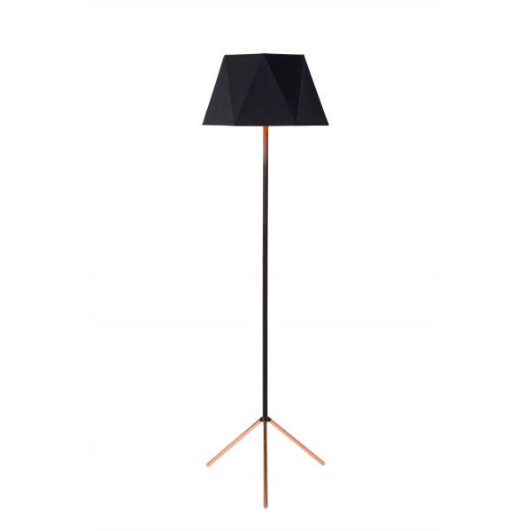 ALEGRO - Stojaca lampa - E27 D42cm H155cm - čierna