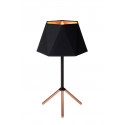 ALEGRO - Stolová lampa - E14 D32cm H57cm - čierna