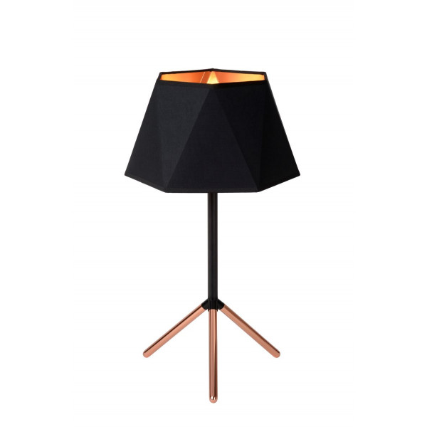 ALEGRO - Stolová lampa - E14 D32cm H57cm - čierna
