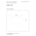 BIANCA-LED - Stropné svietidlo - 8W 3500K D24.5cm 