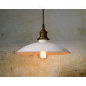 BISTRO - Závesné svietidlo - E27 D32 H12cm - biela