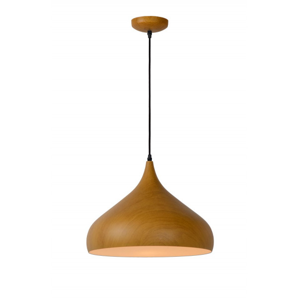 WOODY - Závesné svietidlo - E27 D42 H30 cm - Drevo