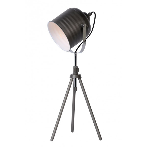 STUDIO - Stolná lampa - Ø 22,5 cm - E14 - šedá liatina