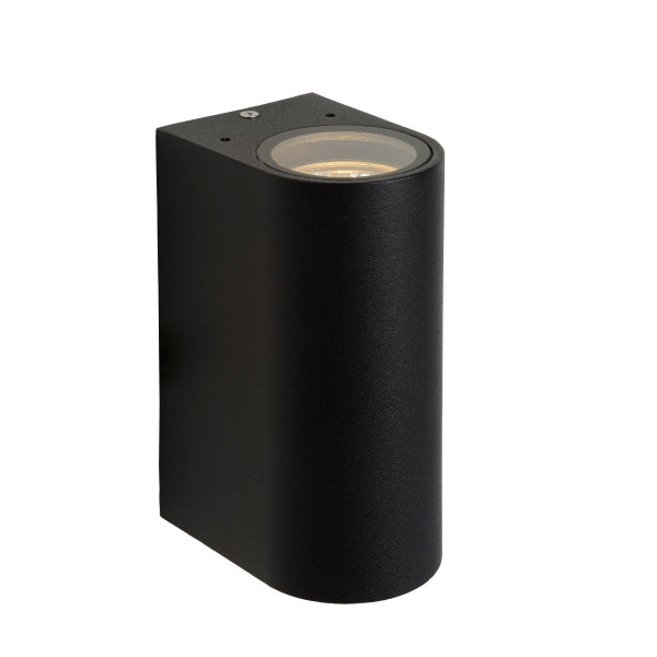 BOOGY - Nástenné svietidlo - 2xGU10 IP44 L7 H15cm Čierne