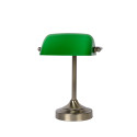 Banker - Stolná lampa - E14 W22cm H30cm - Zelená