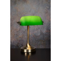 Banker - Stolná lampa - E14 W22cm H30cm - Zelená