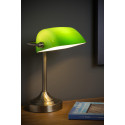 Banker - Stolná lampa - E14 W22cm H30cm - Zelená
