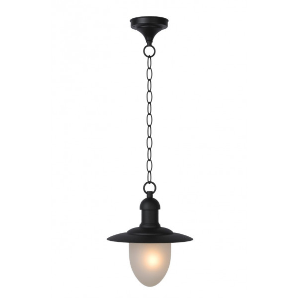 ARUBA - Závesná lampa - IP44 1xE27 H80 D25 - Čierna