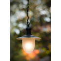 ARUBA - Závesná lampa - IP44 1xE27 H80 D25 - Čierna