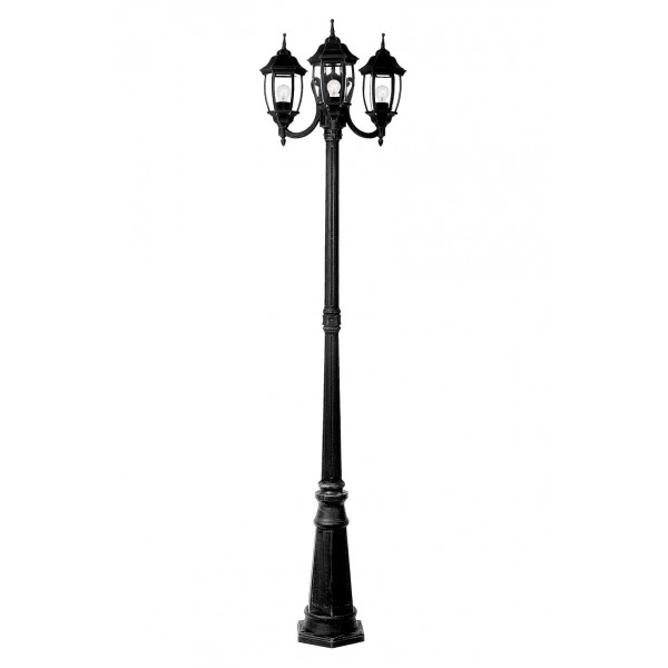 Vonkajšie svietidlo - H180cm 3xE27/60W 