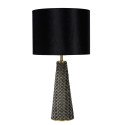 VELVET Table lamp E27/40W H47cm Grey/Black
