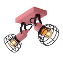 PAULIEN Ceiling spotlight 2xE27 60W Pink