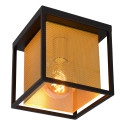 SANSA Ceiling light 1xE27/40W Black/Gold