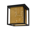 SANSA Ceiling light 1xE27/40W Black/Gold