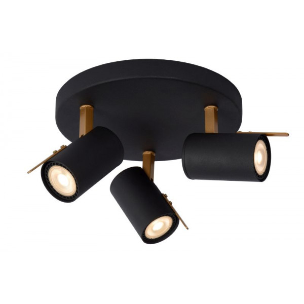 GRONY Ceiling Spotlight 3xGu10/5W  Black/Gold